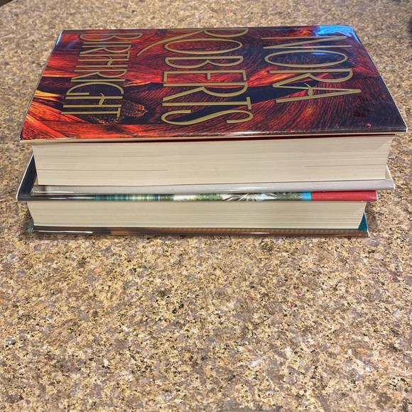2 Nora Roberts Hardcover Books The Reef & Birthright - Picture 6 of 16